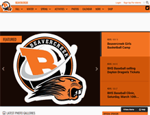 Tablet Screenshot of beavercreekathletics.com